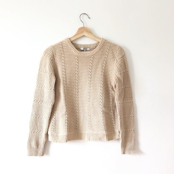 Madewell Sweaters - Madewell Guideway Pullover Sweater in Natural